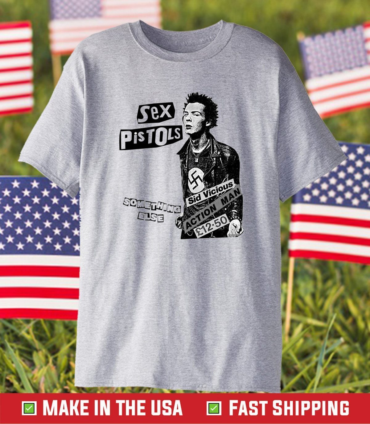 Sid Vicious Action Man Sex Pistols Something Else Shirt Teeducks