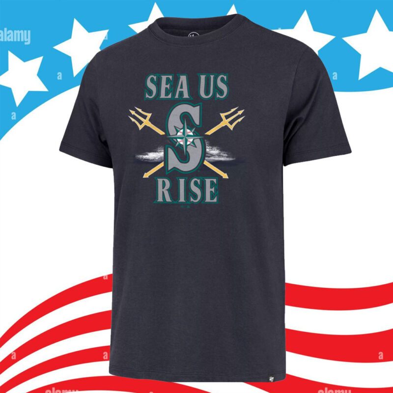 Sea Us Rise Seattle Mariners Navy Homerun Shirt