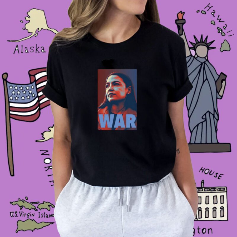 Aoc Ocasio-Cortez's Face War Shirt