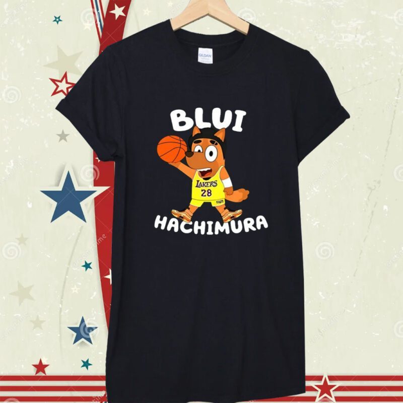 Bluey Lakers 28 Blui Hachimura Shirt
