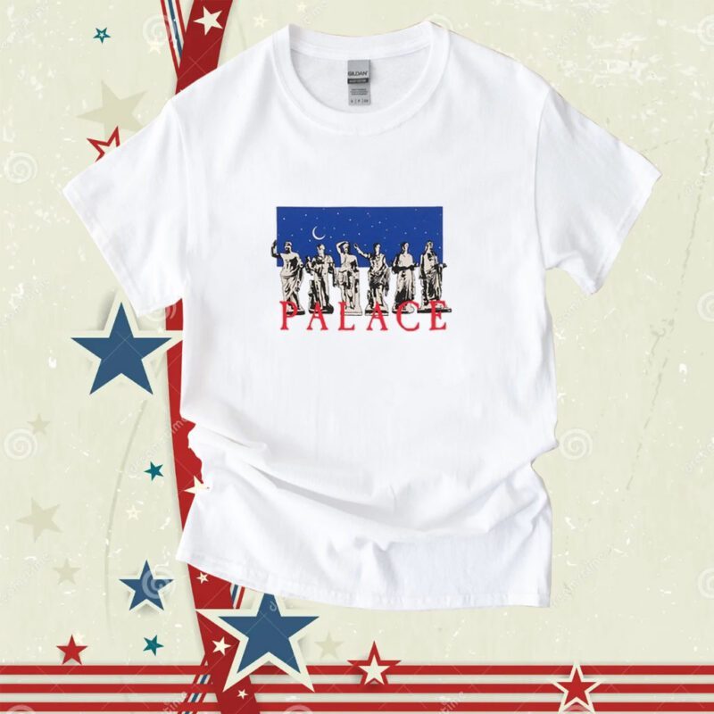 Louis Tomlinson Wearing Palace Skateboards Shirt