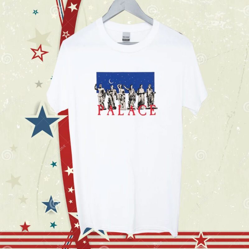 Louis Tomlinson Wearing Palace Skateboards Shirt