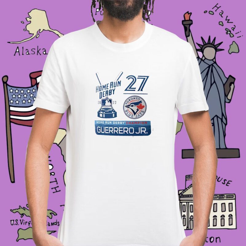 Vladimir Guerrero Jr Toronto Blue Jays 2023 Home Run Derby Champion Shirt