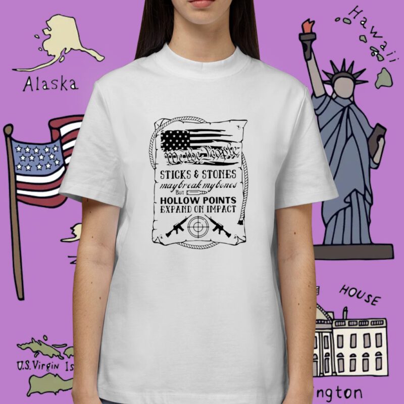 We the People Sticks and Stones Shirt