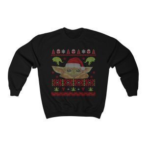Soft Baby Yoda Sweatshirt, Ugly Christmas The Mandalorian Tee Shirt