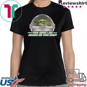 Baby Yoda Tee Mandalorian Tee Shirt Merry Chrismas 2020