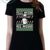 Donald Trump Feliz Navidad Mis Amigos Christmas Tee Shirt