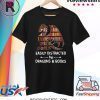 Easily Distracted By Dragon and Books T-Shirt