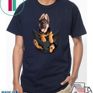 German Shepherd pocket Tee Shirt