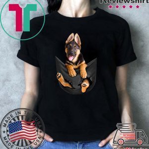 German Shepherd pocket Tee Shirt