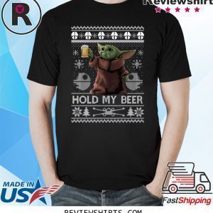 Hold My Beer Baby Yoda Christmas 2020 Tee Shirt