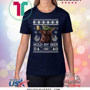 Hold My Beer Baby Yoda Christmas 2020 Tee Shirt