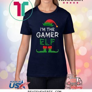 I’m The Gamer Elf Matching Family Group Christmas Xmas T-Shirt
