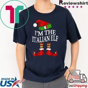 I’m The Italian Elf Matching Group Family Christmas shirt