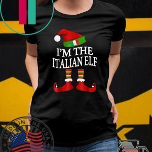I’m The Italian Elf Matching Group Family Christmas shirt
