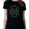 Nice Aliens Christmas Bug Hunt Scifi Shirt
