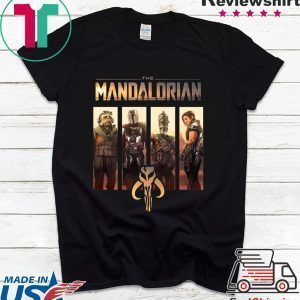 Star Wars The Mandalorian Group Line Up Tee Shirts