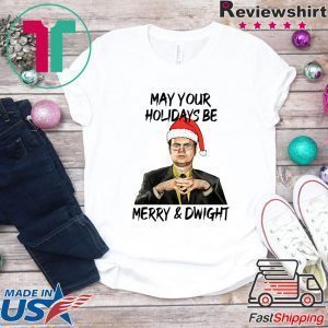 The office may your christmas be merry and dwight christmas Tee Shirts