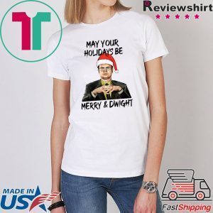 The office may your christmas be merry and dwight christmas Tee Shirts