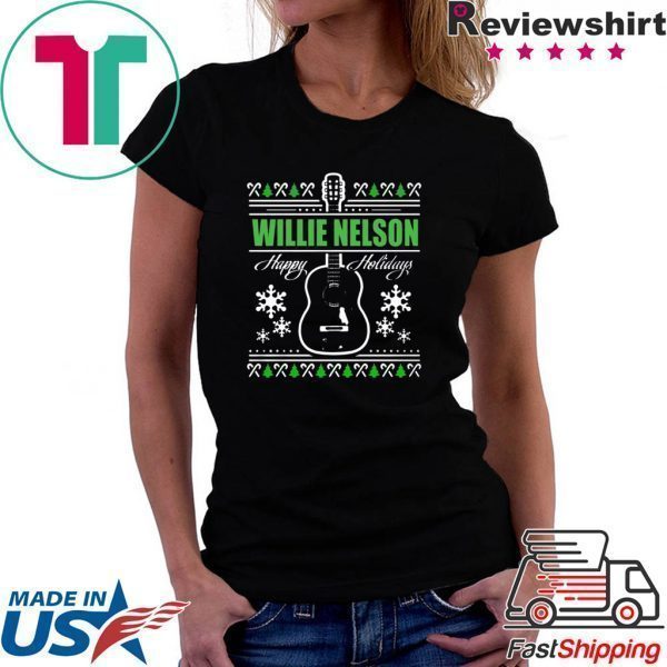 Willie Nelson guitar Christmas 2020 Shirts