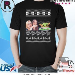 Woman Yelling At Baby Yoda Christmas 2020 Tee Shirt