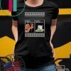 Woman yelling at cat meme merry christmas happy holidays ugly christmas Tee Shirt