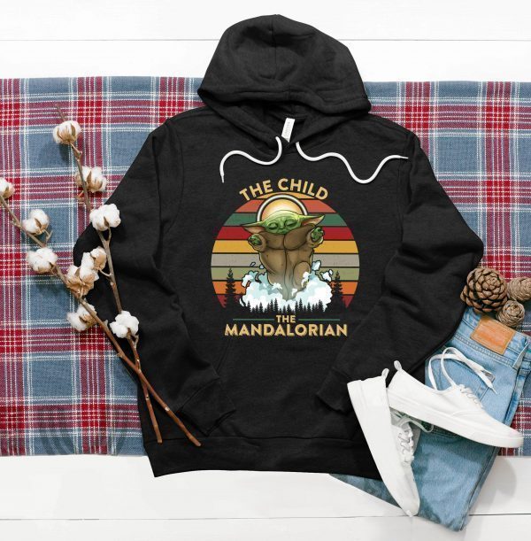 Yo Da The Child The Mandalorian Floating Pod Best Design Art Vintage Tee Shirt