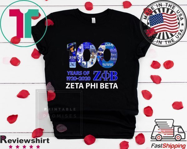 100 Years Of 1920 2020 Zeta Phi Beta Classic T-Shirt