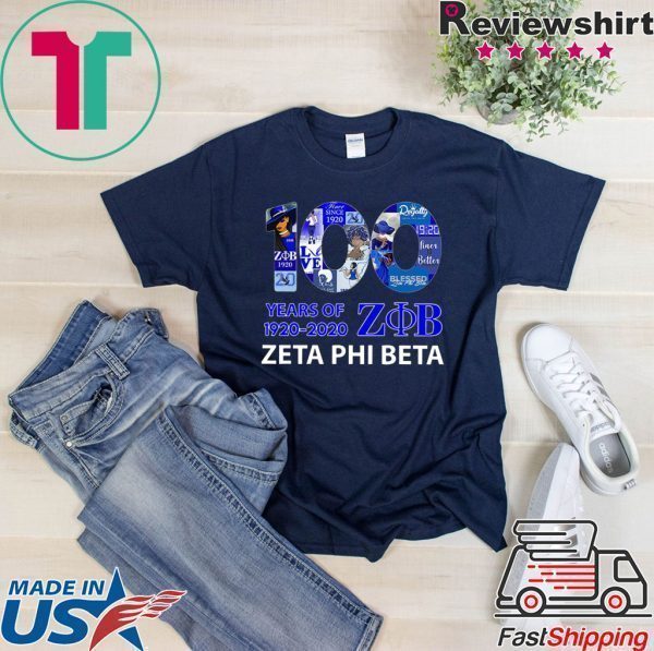 100 Years Of 1920 2020 Zeta Phi Beta Classic T-Shirt