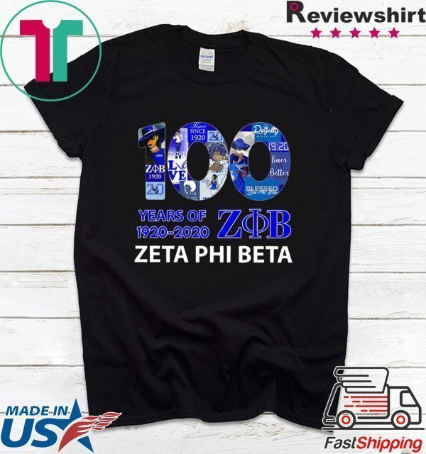 100 Years Of 1920 2020 Zeta Phi Beta Unisex T-Shirt