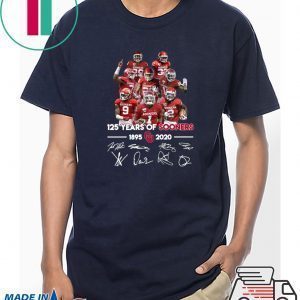 125 Years of Sooners 1895 2020 Players signatures Tee Shirt