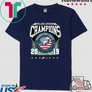 2019 East Division Champions Eagles Tee Shirts