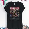 96 Years Of Stan Lee thank you for the memories signature Tee Shirt
