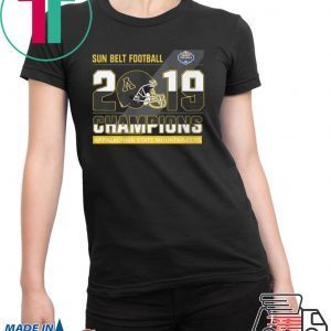 Appalachian State Mountaineers sun belt football champions 2020 T-Shirt