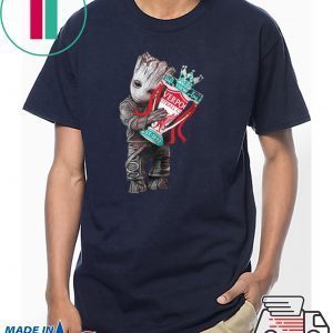 Baby Groot hug Liverpool Tee Shirt