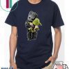 Baby Groot hugging Baby Yoda Tee Shirt