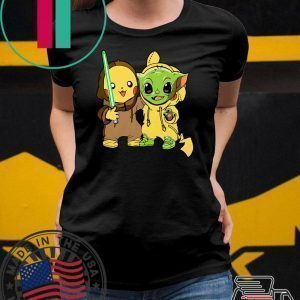 Baby Yoda And Baby Pikachu Tee Shirts