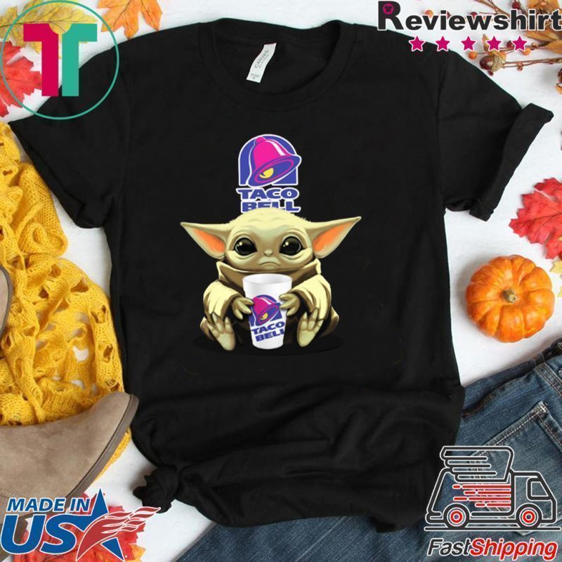 ? Baby Yoda And Taco Bell Logo Tee Shirts