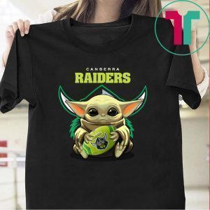 Baby Yoda Canberra Raiders Tee Shirts