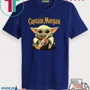 Baby Yoda Captain Morgan Tee Shirts