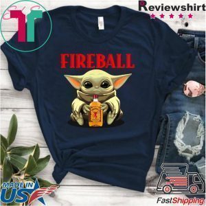 Baby Yoda Fireball Tee Shirt