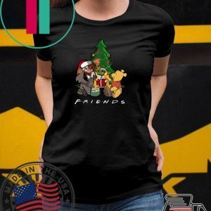 Baby Yoda Gizmo and Pooh Christmas Tree T-Shirts