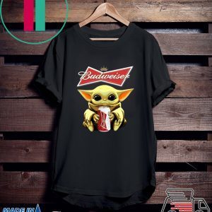 Baby Yoda Hug Budweiser Beer T-Shirt