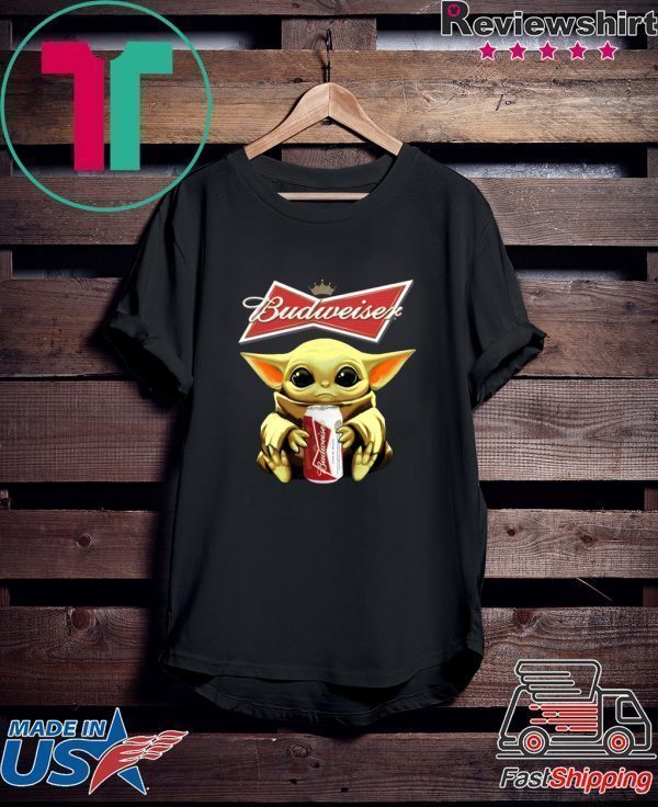 Baby Yoda Hug Budweiser Beer T-Shirt