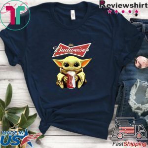 Baby Yoda Hug Budweiser Beer T-Shirt