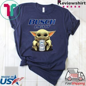 Baby Yoda Hug Busch Light Tee Shirt