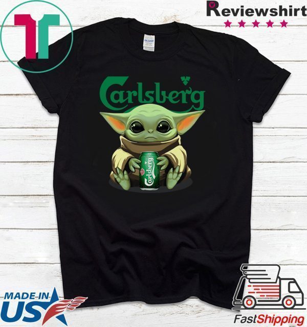Baby Yoda Hug Carlsberg Tee Shirt