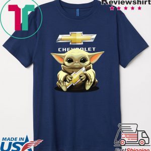 Baby Yoda Hug Chevrolet Tee Shirt