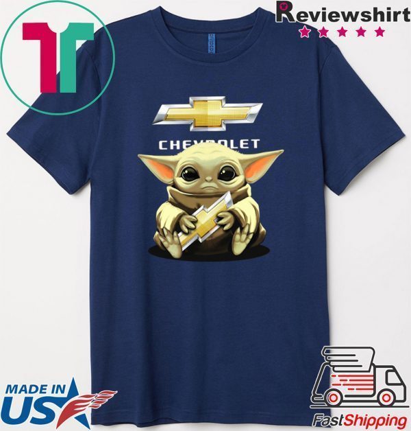 Baby Yoda Hug Chevrolet Tee Shirt