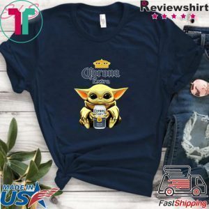 Baby Yoda Hug Corona Extra Beer Tee Shirt